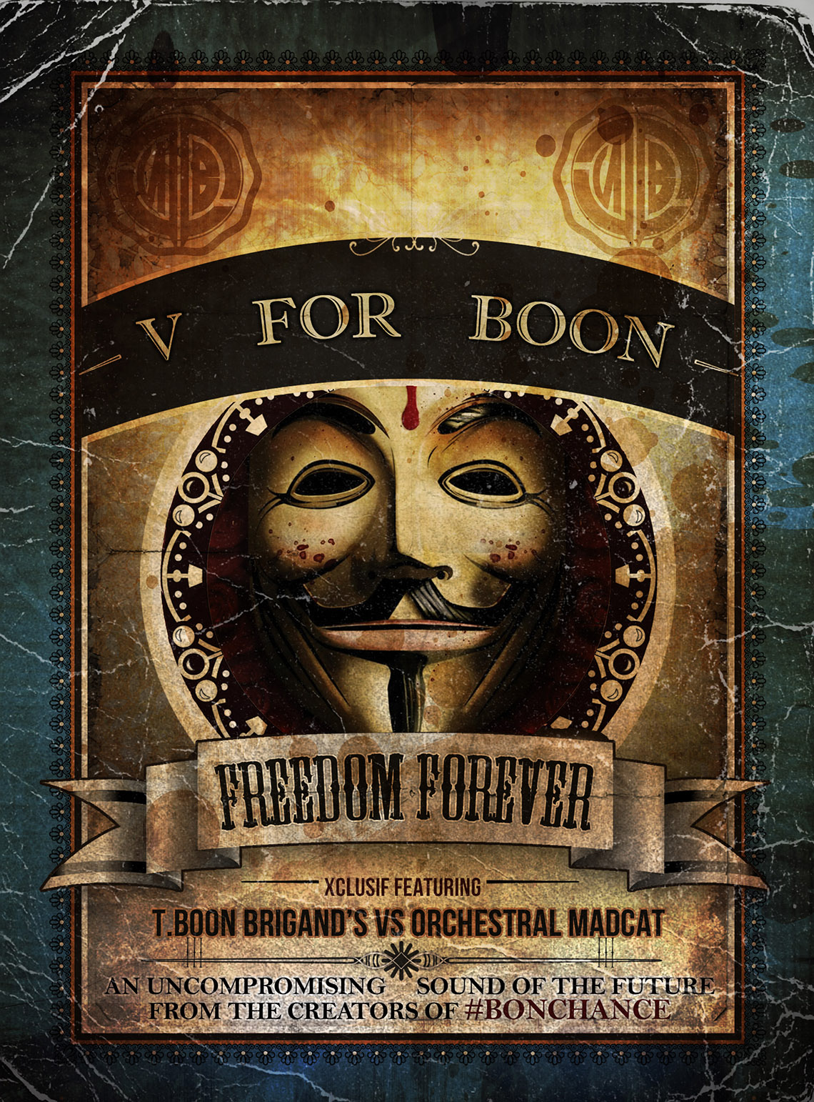 Affiche Officielle V For Boon by T.Boon